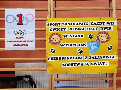 XI Gminna Sportowa Olimpiada Przedszkolaków w Zalasowej