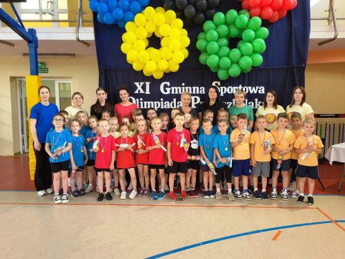XI Gminna Sportowa Olimpiada Przedszkolaków w Zalasowej