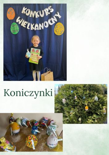 konkurs zorganizowany w grupie „Koniczynki” – Pisanka Wielkanocna.