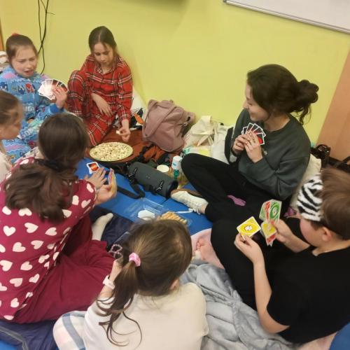 Noc w szkole