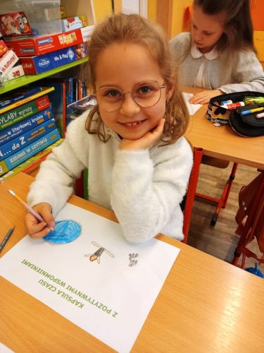 Uczniowie kl. 1a wykonali trzecie zadanie w ramach realizowanego projektu „Zdrowe życie i pierwsza pomoc"